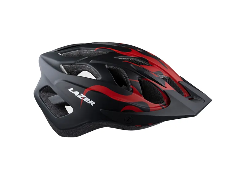 Lazer J1 Kids / Youth MTB Cycling Helmet - 52-56cm - Big Flames