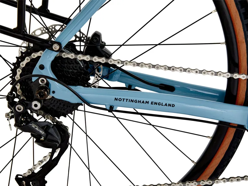 Raleigh Trace Electric Hybrid Bike - Blue-6