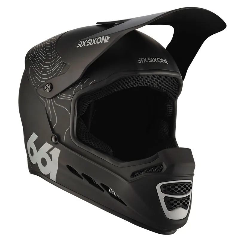 SixSixOne Reset Full Face Helmet - Contour Black
