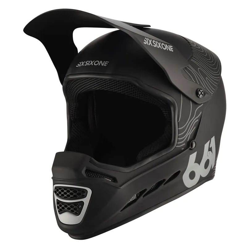 SixSixOne Reset Full Face Helmet - Contour Black-5