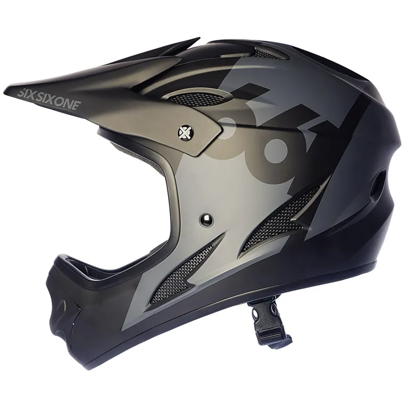 SixSixOne Comp Full Face Helmet - Black-3