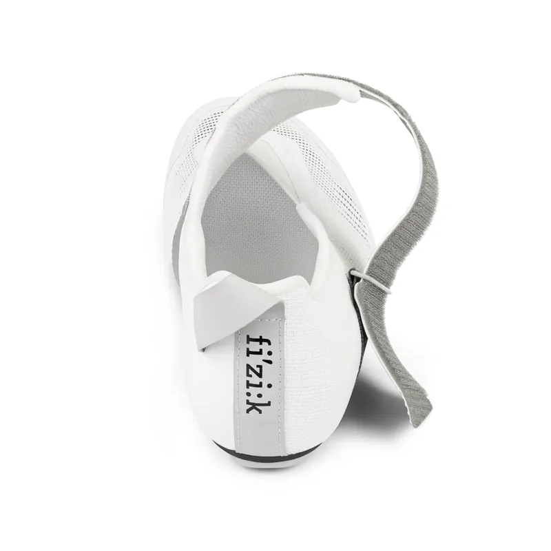 Fizik Transiro Hydra Aeroweave Carbon Triathlon Shoes - White/Silver-5