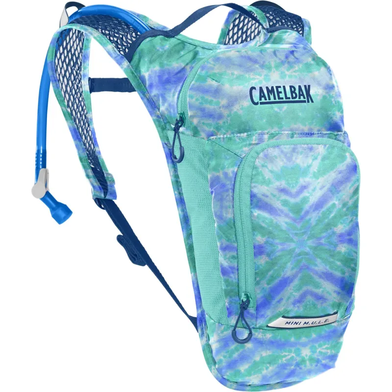 Camelbak Mini MULE 1.5l Reservoir Kids Hydration Pack - Tie Dye/Blue