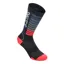 Alpinestars Drop Socks - 22cm - Black/Bright Red
