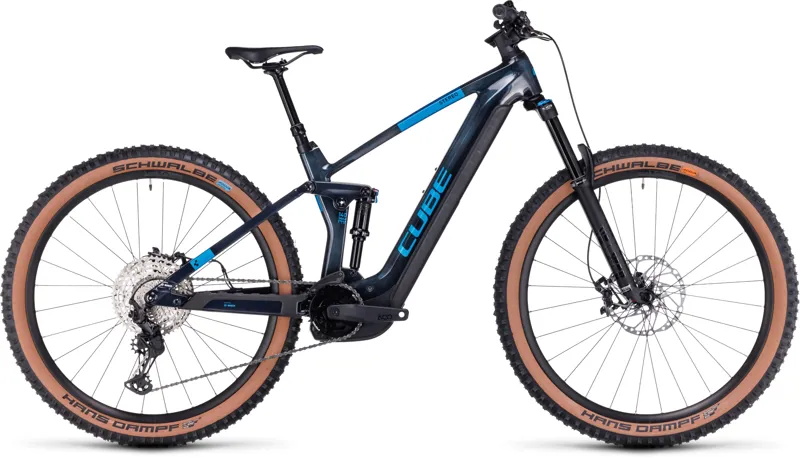 Cube Stereo Hybrid 140 HPC SLX 750 27.5 29er 2024 Electric MTB Blue