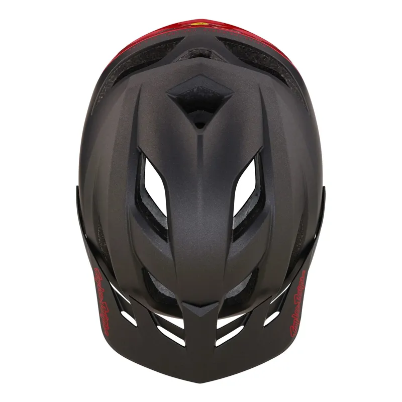 Troy Lee Designs Flowline SE MIPS MTB Helmet - Radian Charcoal/Red-3