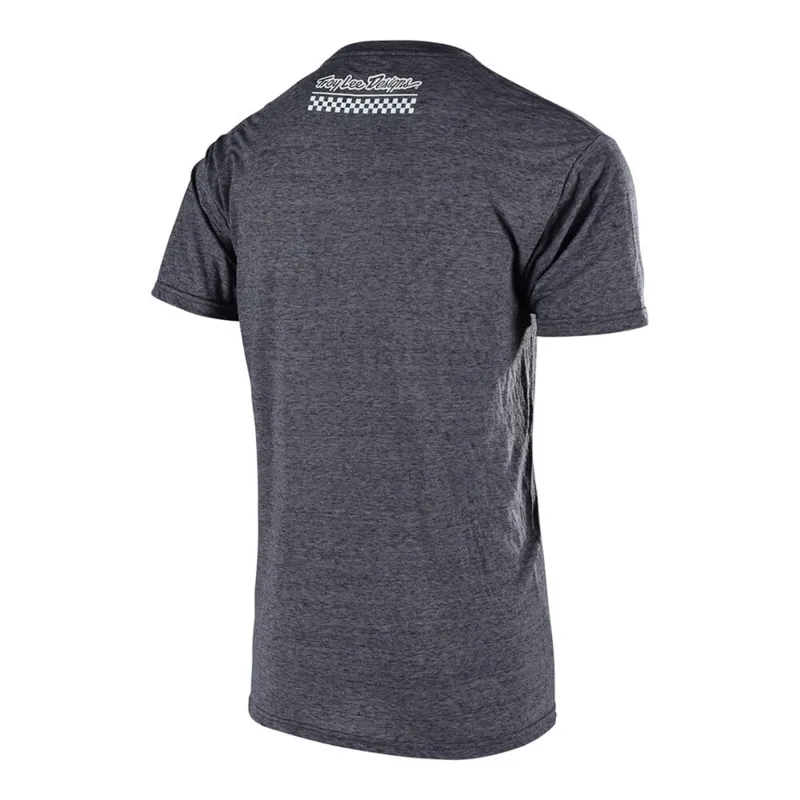 Troy Lee Designs Flowline Short Sleeve Tech Tee - Salt Pepper-2