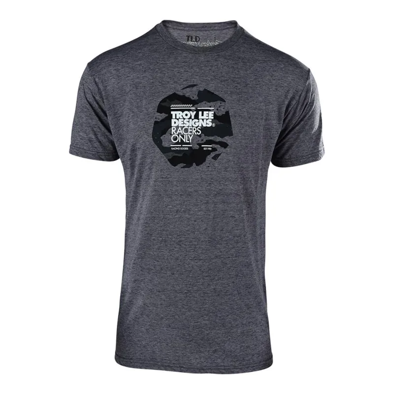 Troy Lee Designs Flowline Short Sleeve Tech Tee - Salt Pepper-1