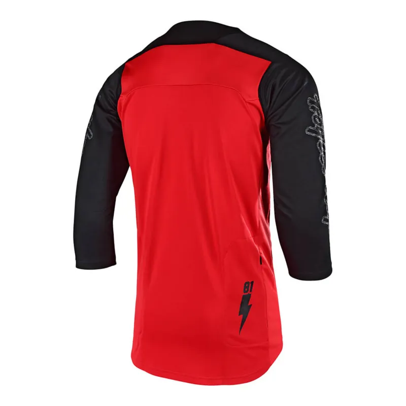 Troy Lee Designs Ruckus 3/4 Jersey - Heather Gray/Red-1