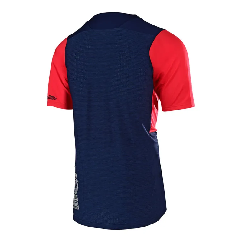Troy Lee Designs Skyline Short Sleeve Jersey - Navy/Red-1