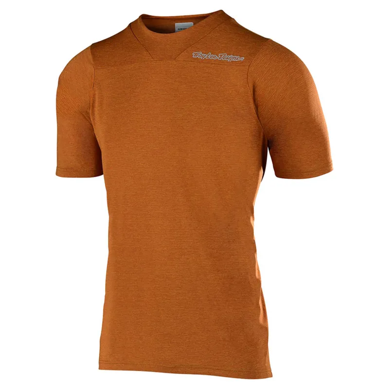 Troy Lee Designs Skyline Short Sleeve Jersey - Heather Bourbon