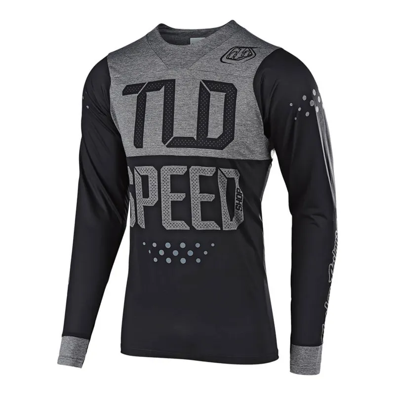 Troy Lee Designs Skyline Long Sleeve Jersey - Black/Heather Gray