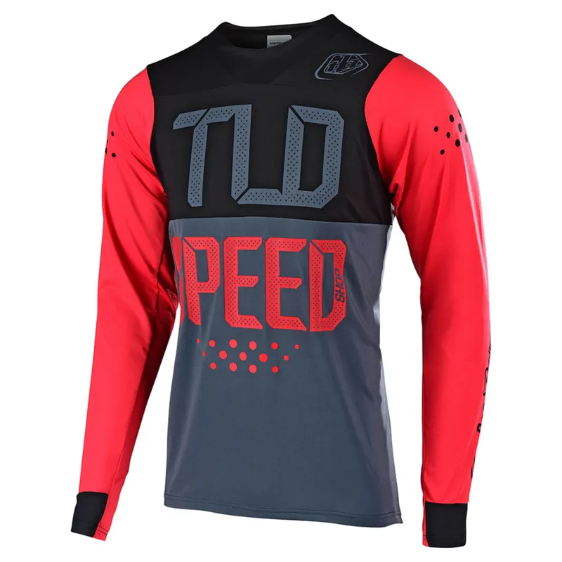 Troy Lee Skyline Long Sleeve Jersey - Red/Black