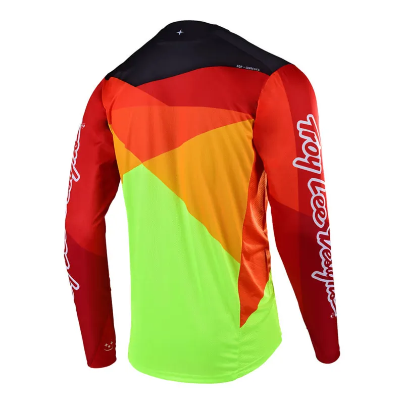Troy Lee Designs Sprint Long Sleeve Jersey - Yellow/Orange-1