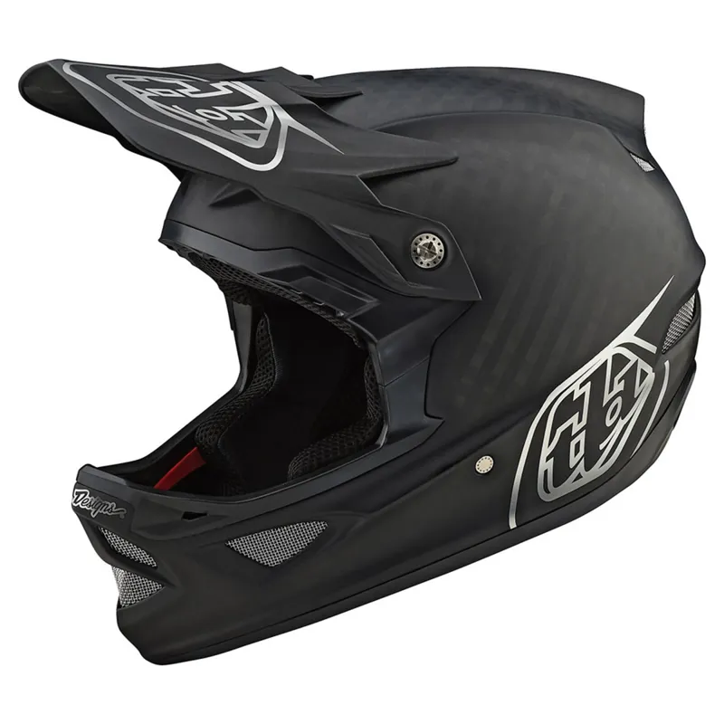 Troy Lee Designs D3 Carbon MIPS Full Face Helmet - Midnight Chrome