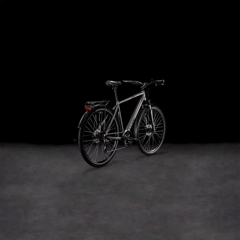 Cube Nature Allroad 2024 Hybrid Bike - Graphite/Black-1