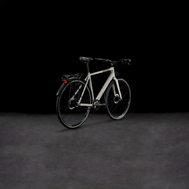 Cube Travel Exc 2024 Hybrid Bike - Oatgrey/Taupe-1