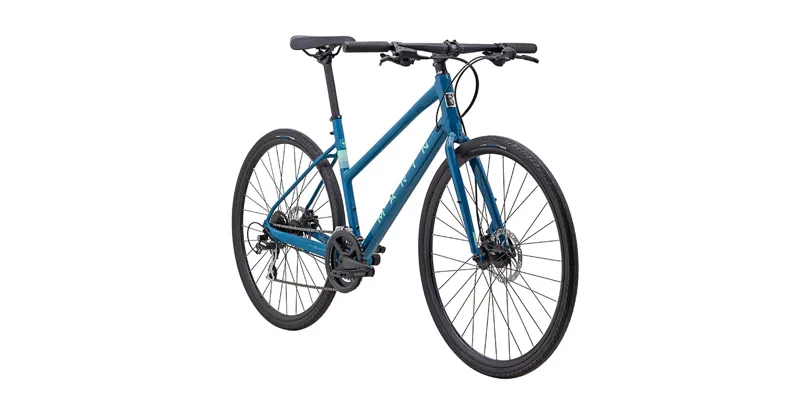 Marin Fairfax 2 ST 2024 Women's Hybrid Bike - Blue/Green-1