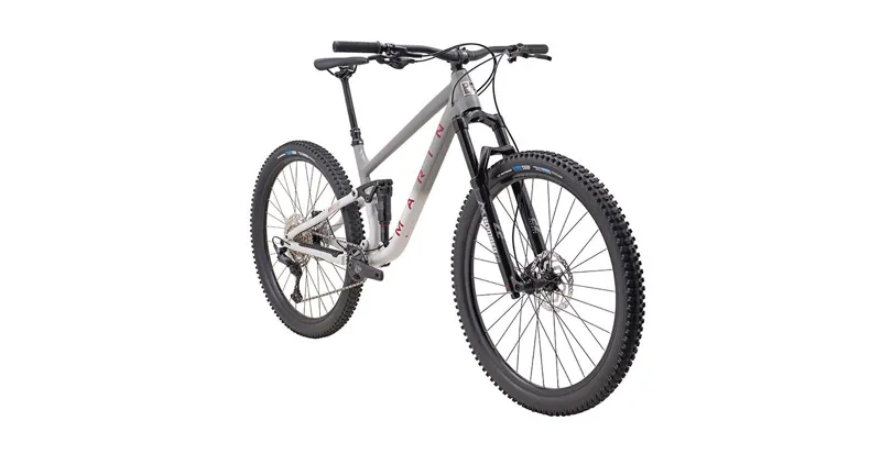 Marin Rift Zone 2 29er 2024 Full Suspension Mountain Bike - Grey/Red-1