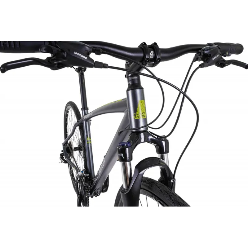 Claud Butler Explorer 4.0 Hybrid Bike - Grey-1