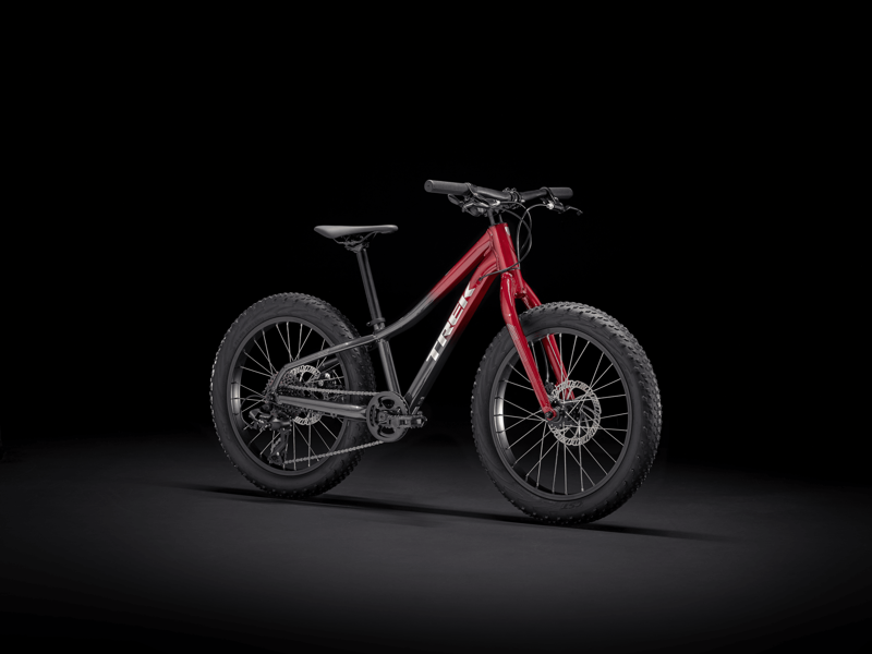 Trek Roscoe 20+w 2023 Kids Mountain BIke - Rage Red/Dnister Black Fade-1