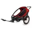 Hamax Outback One Reclining Single Child Trailer - Red/Black