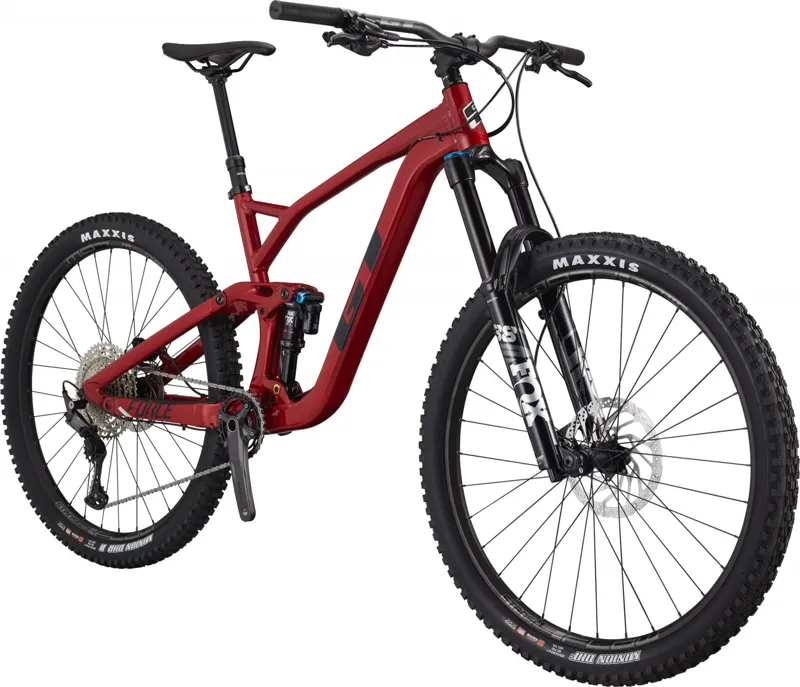 GT Force Comp 29er 2023 Full Suspension Mountain Bike - Red-1
