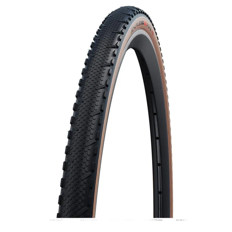 Schwalbe X-One RS Evo V-Guard TLE Folding 700 x 33c Gravel Tyre - Tan