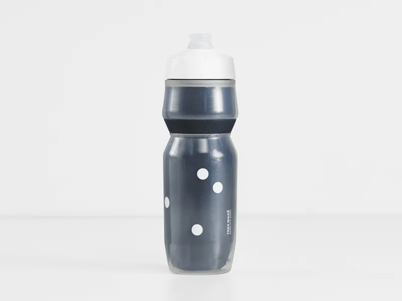 Trek Voda Ice 20oz Water Bottle - Dots Dark Blue/White