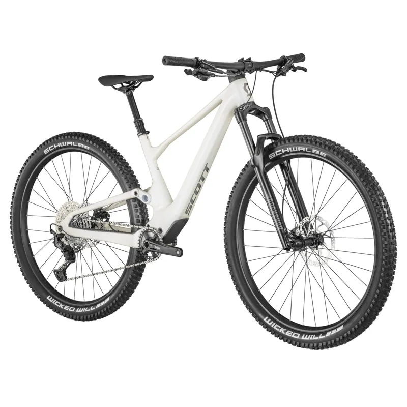 Scott Contessa Spark 930 2025 Women's Full Suspension MTB - Snow White-1