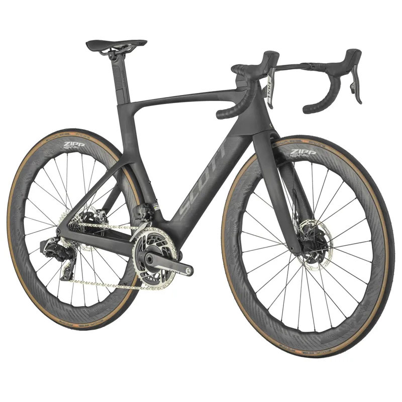 Scott Foil RC Ultimate 2023 Carbon Aero Road Bike - Raw Carbon-1