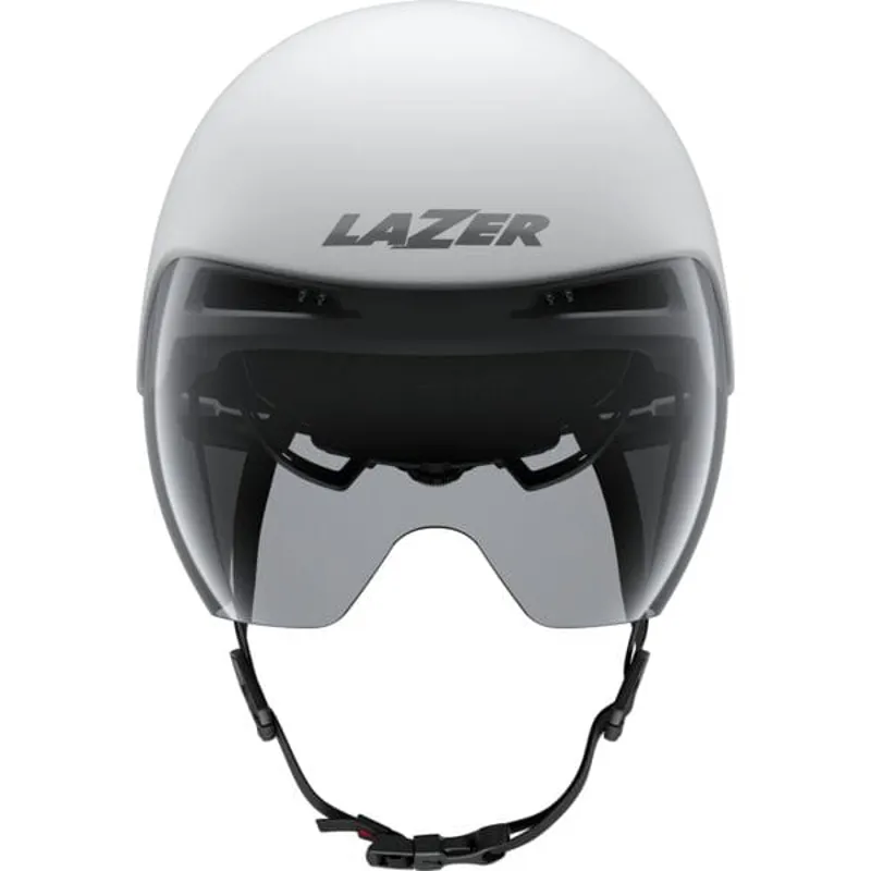 Lazer Volante KinetiCore TT Road Helmet - Matt White Silver-1
