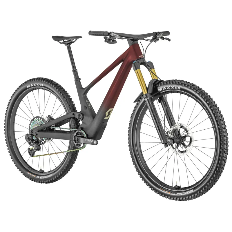 Scott Genius 900 Ultimate 2024 Full Suspension MTB - Candy Red Flakes-1