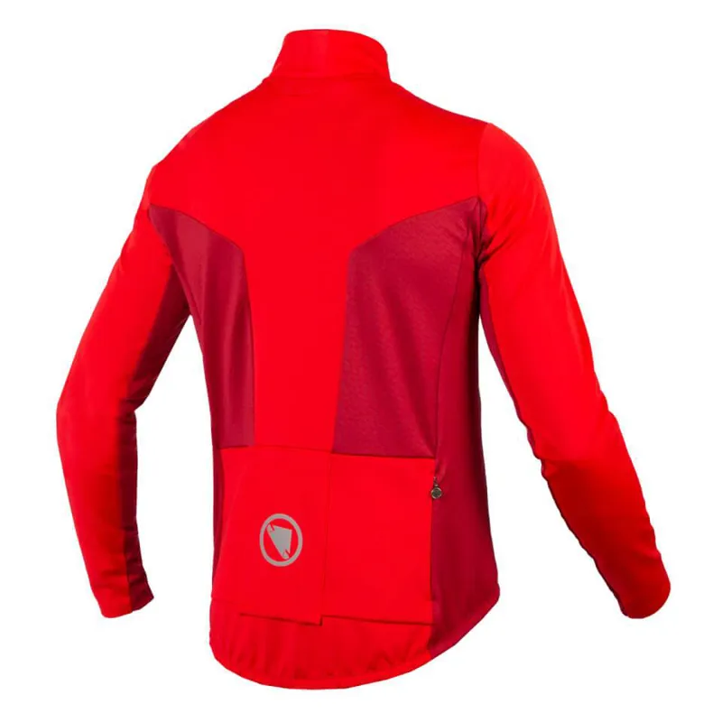 Endura FS260-Pro Roubaix Men's Full Zip Long Sleeve Jersey - Rust Red-1