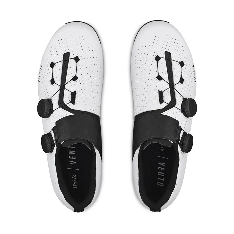 Fizik Vento Infinito Carbon 2 Wide Road Cycling Shoes - White-1