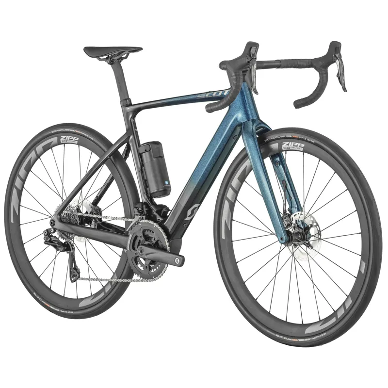 Scott Solace eRIDE 10 2024 Electric Road Bike - Candy Blue Flakes-1