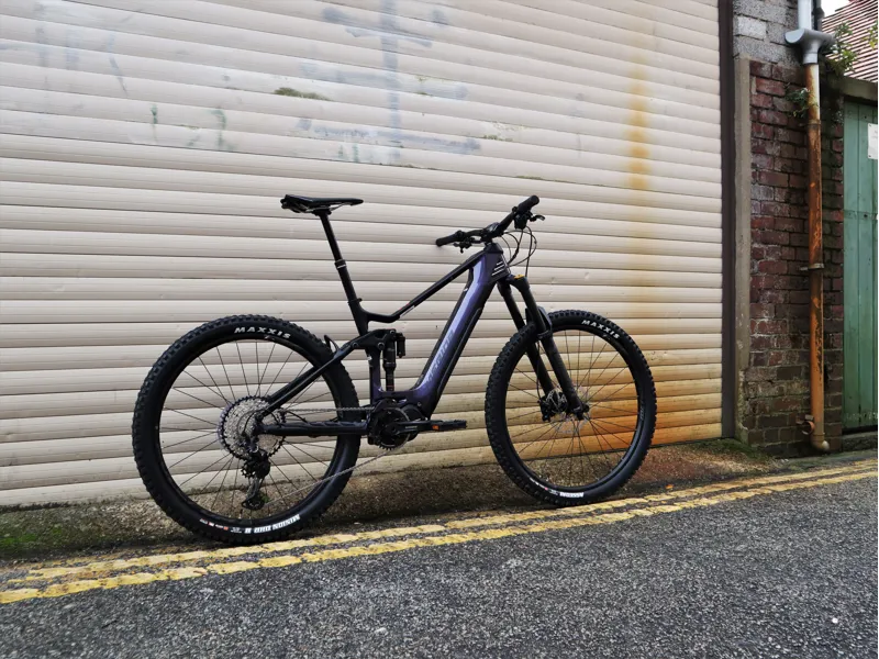 Merida eOne-Sixty 8000 2020 Electric MTB Bike - Purple Rainbow/Black-2