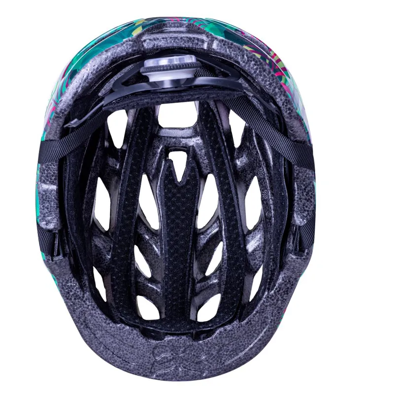 Kali Chakra Child Lighted Kids Helmet - Jungle Gloss Green-3