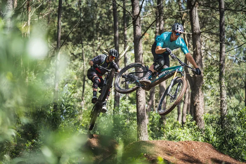 Merida eOne-Sixty 10k 2020 Electric MTB Bike - Candy Teal/Black-9