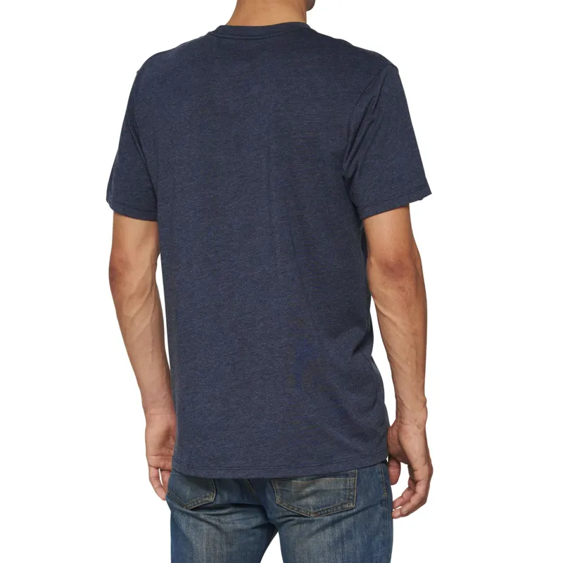 100 Percent Icon Men's Short Sleeve T-Shirt - Navy Heather-1