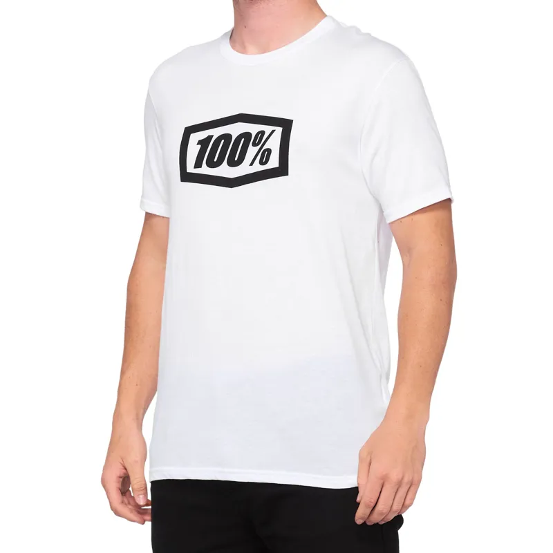 100 Percent Icon Men's Short Sleeve T-Shirt - White