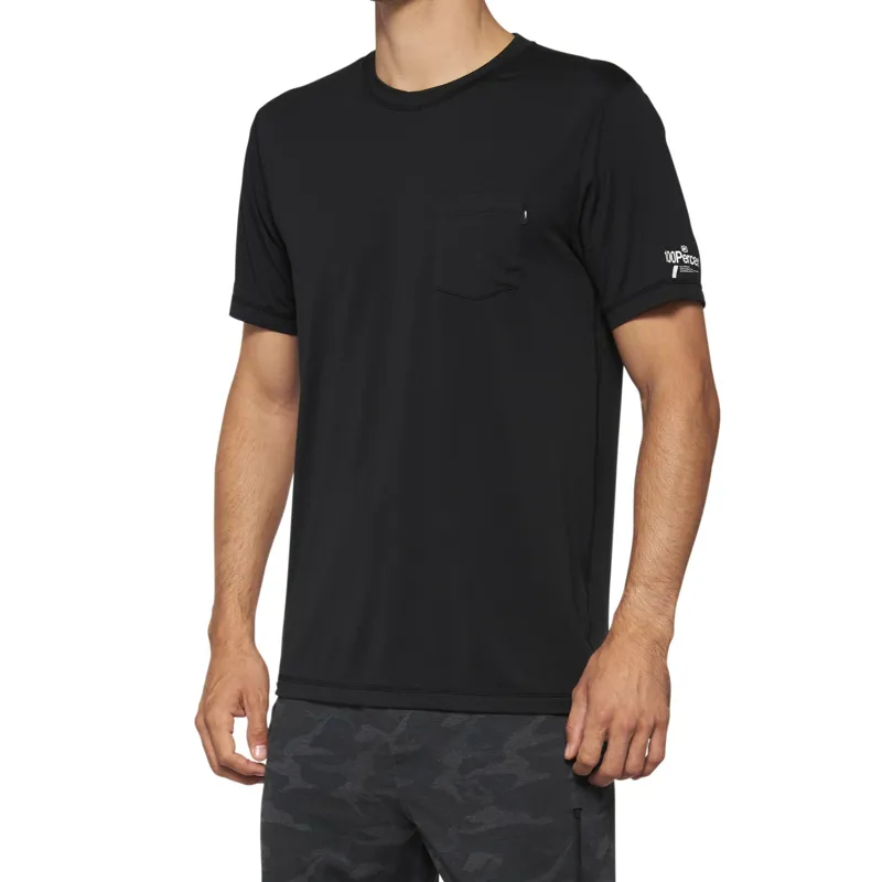 100 Percent Mission Athletic Men's T-Shirt - Black
