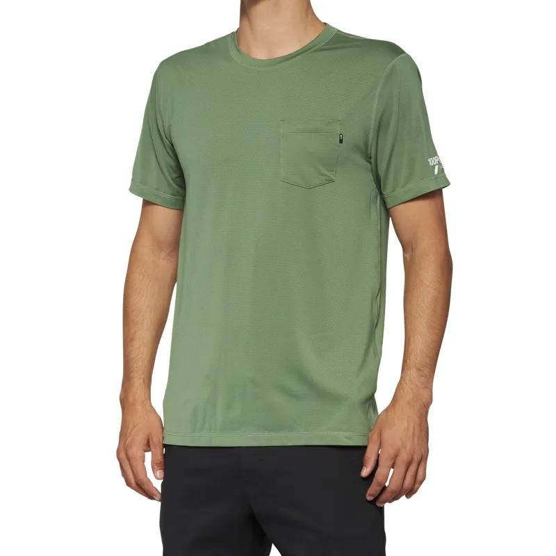 100 Percent Mission Athletic Men's T-Shirt - Olive