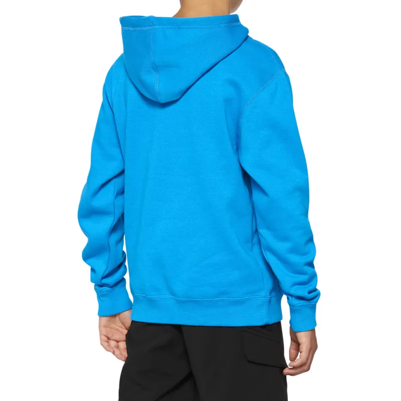 100 Percent Icon Pullover Youth Hoodie - Sky Blue-1