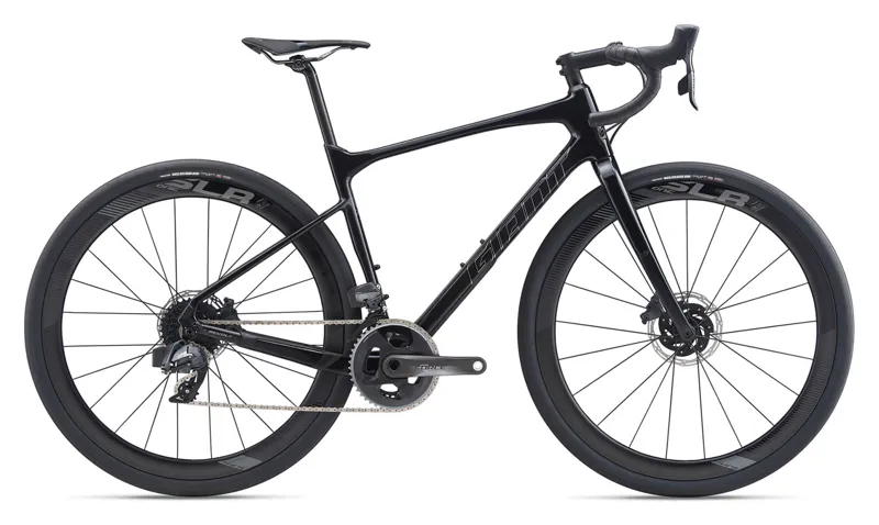 Giant Revolt Advanced Pro 2020 Gravel Road Bike - Gloss Black/Chrome