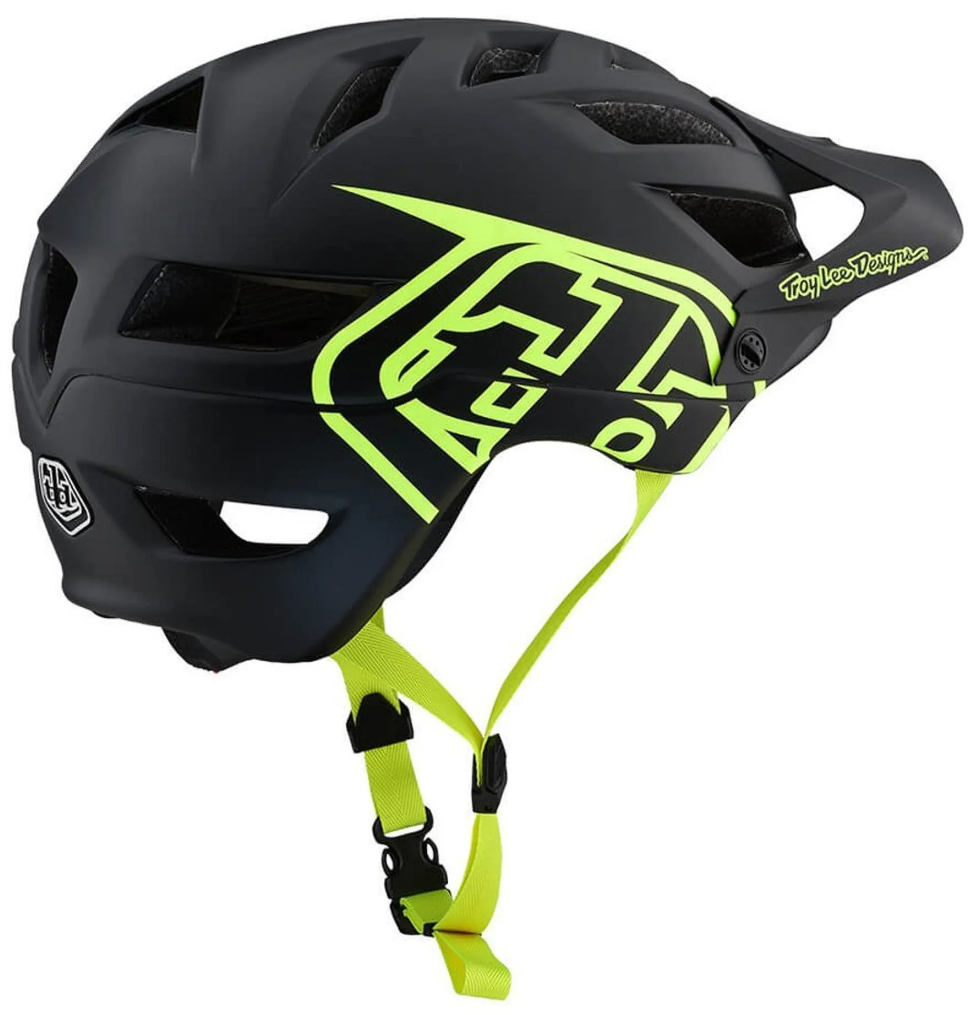 Troy Lee Designs A1 Drone MTB Helmet Black/Yellow