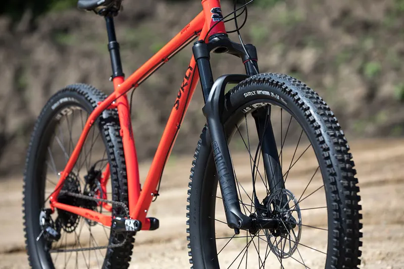 Surly Krampus Suspension 29er 2020 Hardtail MTB Static Sunset Orange