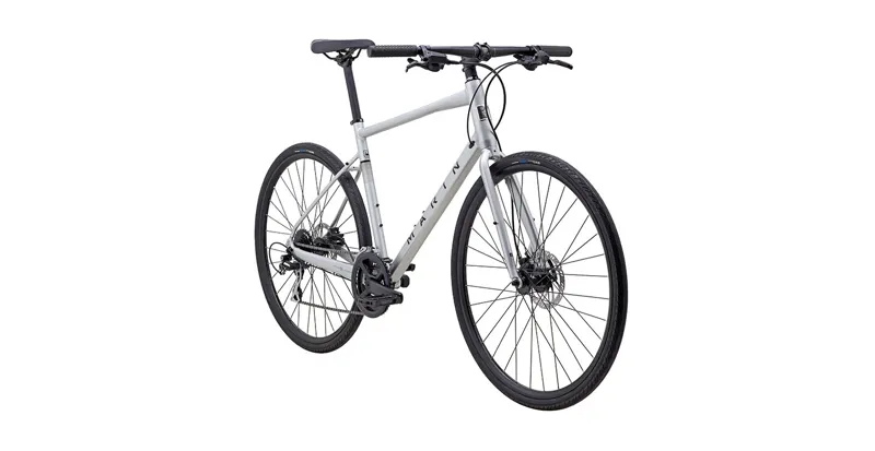 Marin Fairfax 2 2024 Hybrid Bike - Silver/Black-1