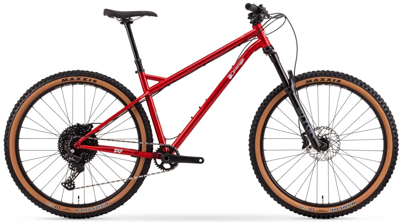 Orange P7 29S 2023 Hardtail Mountain Bike Candy Red