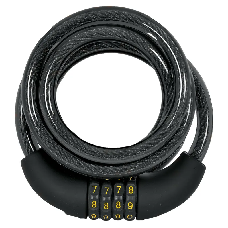 Oxford Combi Coil12 Combination Cable Lock - 1500mm x 12mm - Black